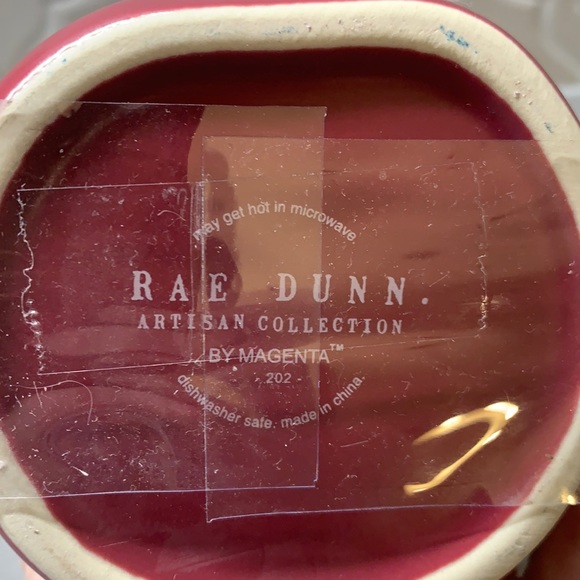 Rae Dunn ~ Let’s Get Cozy mug with lid ~ Wine & Cream - Picture 4 of 4